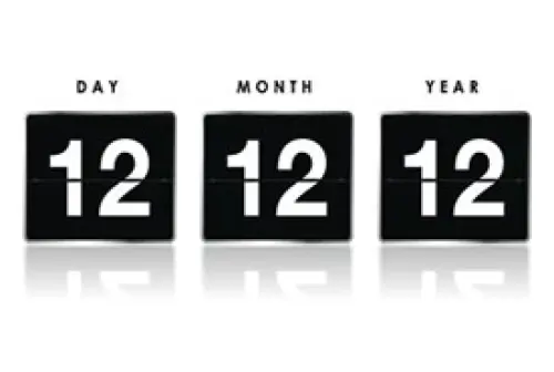 12-12-12: quando il calendario rappresenta un qualcosa di magico.