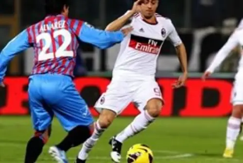 Il Milan passa a Catania, siciliani furiosi con l'arbitro