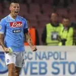Cagliari-Napoli 0-1: Hamsik porta gli Azzurri a due punti dalla Juve