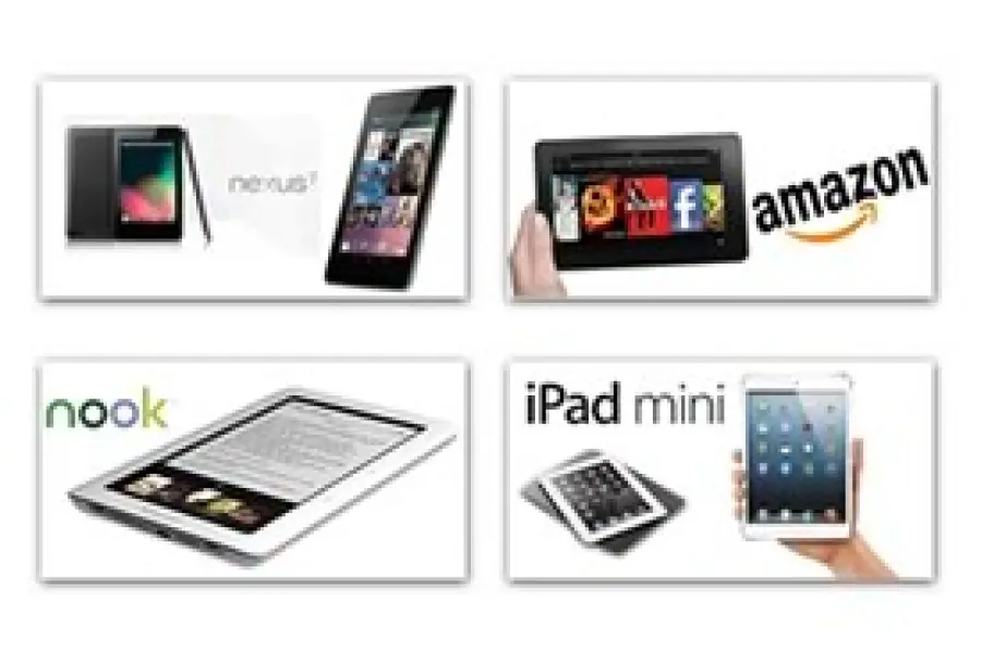 iPad Mini, confronto con Nexus 7, Kindle Fire e Nook