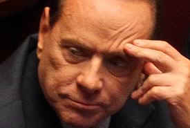 Berlusconi in aula: