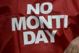 "No Monti Day", Roma Invasa