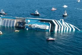 Costa Concordia: Ancora sui fondali...