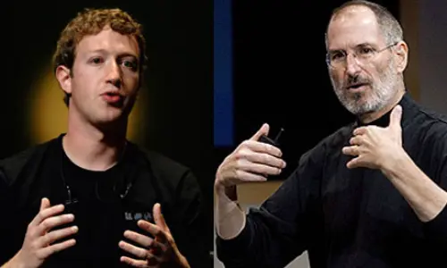 Steve Jobs era fan di Mark Zuckerberg