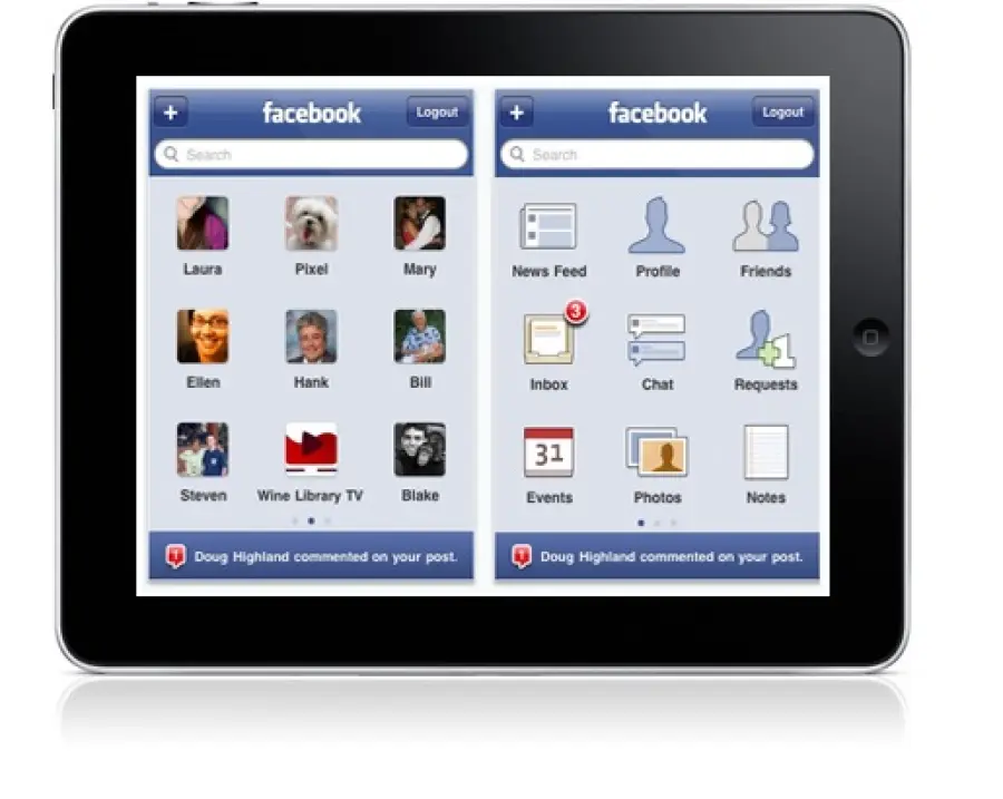 Facebook su iPad: disponibile il download