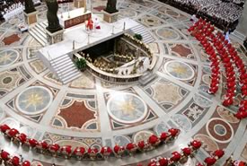 Conclave: i Cardinali in Cappella Sistina