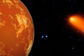 Cometa a rischio impatto con Marte