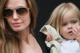 Vivienne Pitt al cinema al fianco di mamma Angelina Jolie