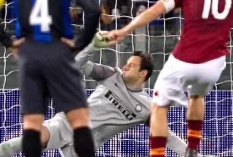 Roma-Inter 1-1: a segno Totti, su rigore, e Palacio