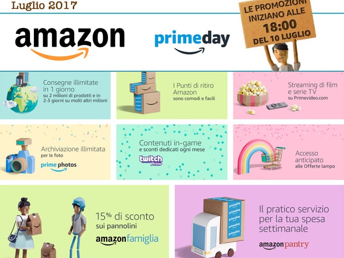 Amazon Prime Day 2017: offerte in tempo reale